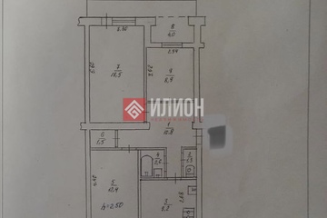 3-к квартира, 69,2 м², 5/5 эт.