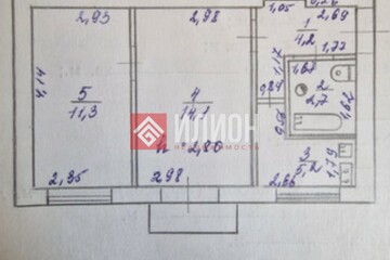 2-к квартира, 37,5 м², 2/2 эт.