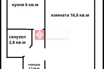 1-к квартира, 30 м², 3/5 эт.