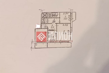 3-к квартира, 66,2 м², 3/12 эт.