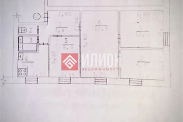 4-к квартира, 63,3 м², 1/5 эт.