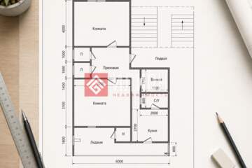 2-к квартира, 53,7 м², 1/5 эт.