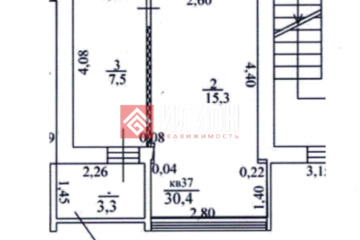 1-к квартира, 31,4 м², 5/6 эт.